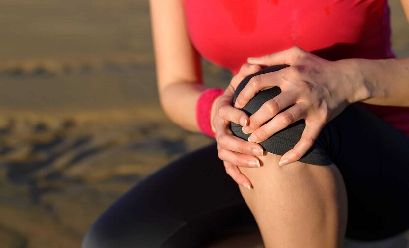 Dolor de rodilla debido a la osteoartritis.